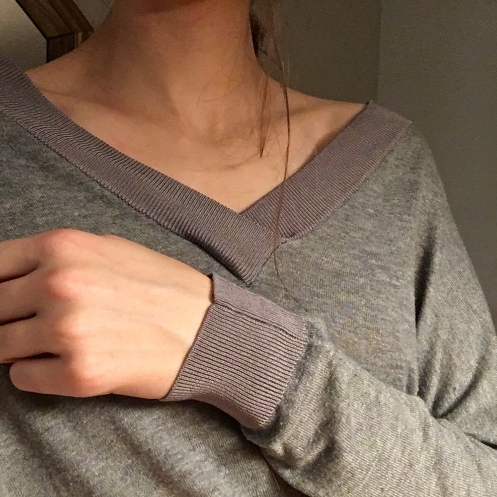 Top shop light grey sweater